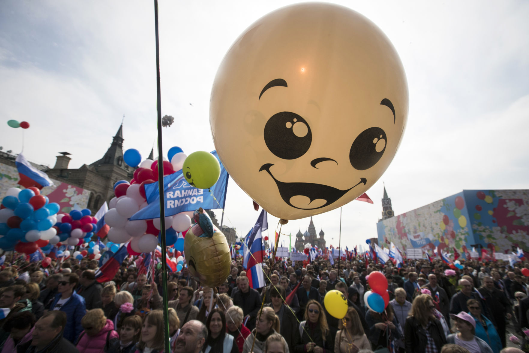 APTOPIX Russia May Day
